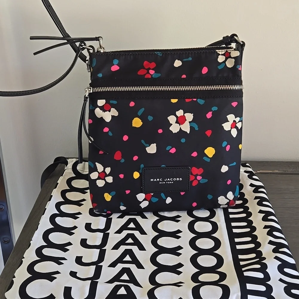 Marc Jacobs Multicolor Floral Crossbody Bag with Dustbag